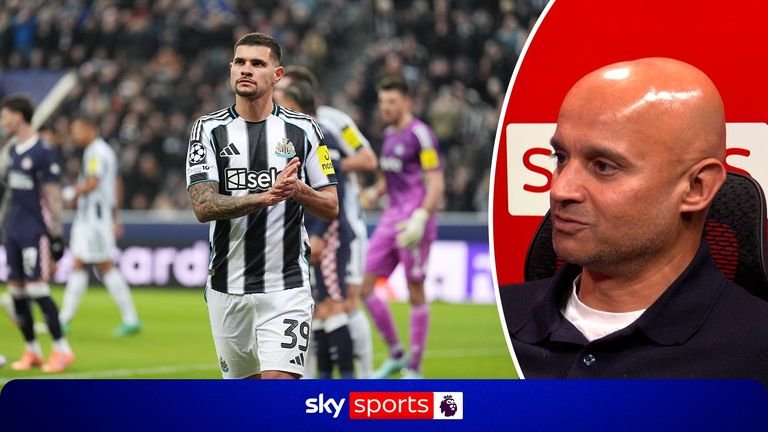 Sky Sports News' Dharmesh Sheth suggests Newcastle United's Bruno Guimaraes could be keen on a move to Premier League rivals Arsenal.
